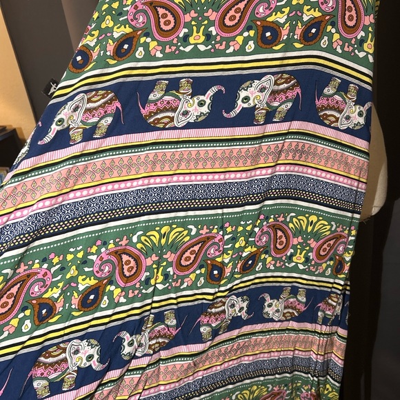 Buddha Pants XXS Pink Elephant Cotton Savannah Flair Harem jumpsuit Boho - Picture 5 of 10